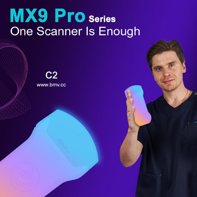 MX9 Pro C2 (Fifth Generation) 128 Elements Pocket Handheld Ultrasound Scanners